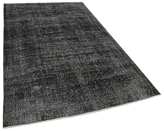 5x9 Black Overdyed Rug - 39360