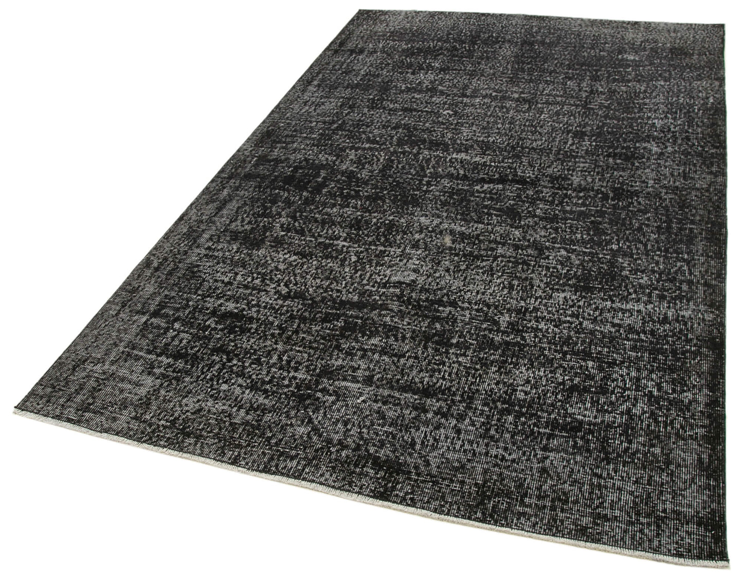 5x9 Black Overdyed Rug - 39360