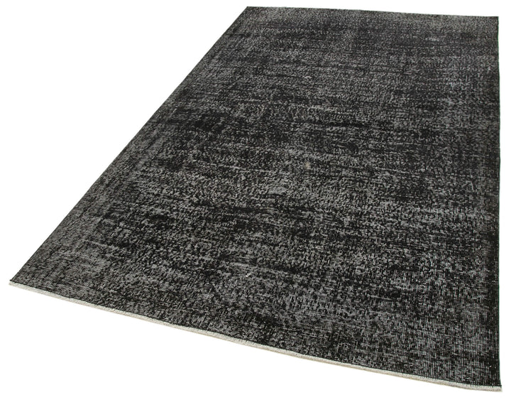 5x9 Black Overdyed Rug - 39360