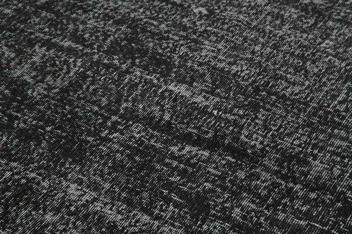 5x9 Black Overdyed Rug - 39360