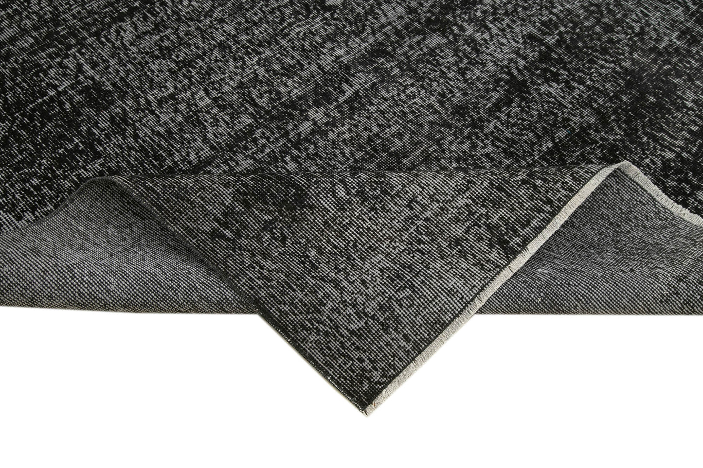 5x9 Black Overdyed Rug - 39360