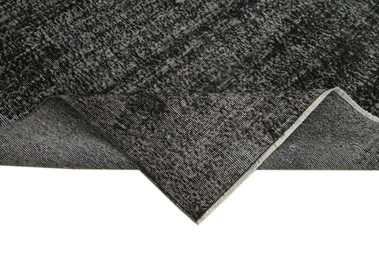 5x9 Black Overdyed Rug - 39360