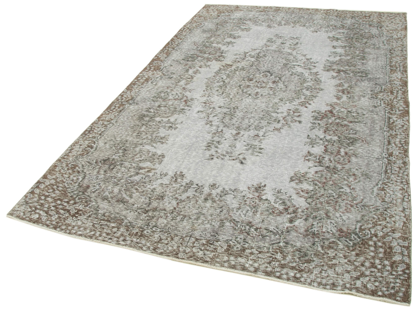 5x9 Grey Overdyed Rug - 39374
