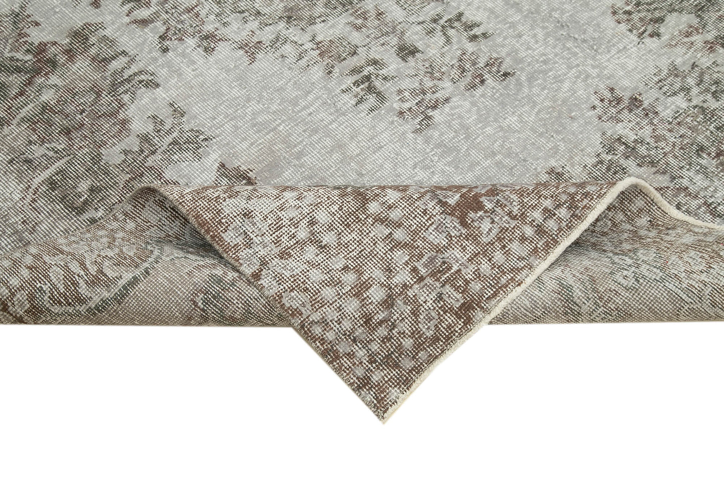 5x9 Grey Overdyed Rug - 39374