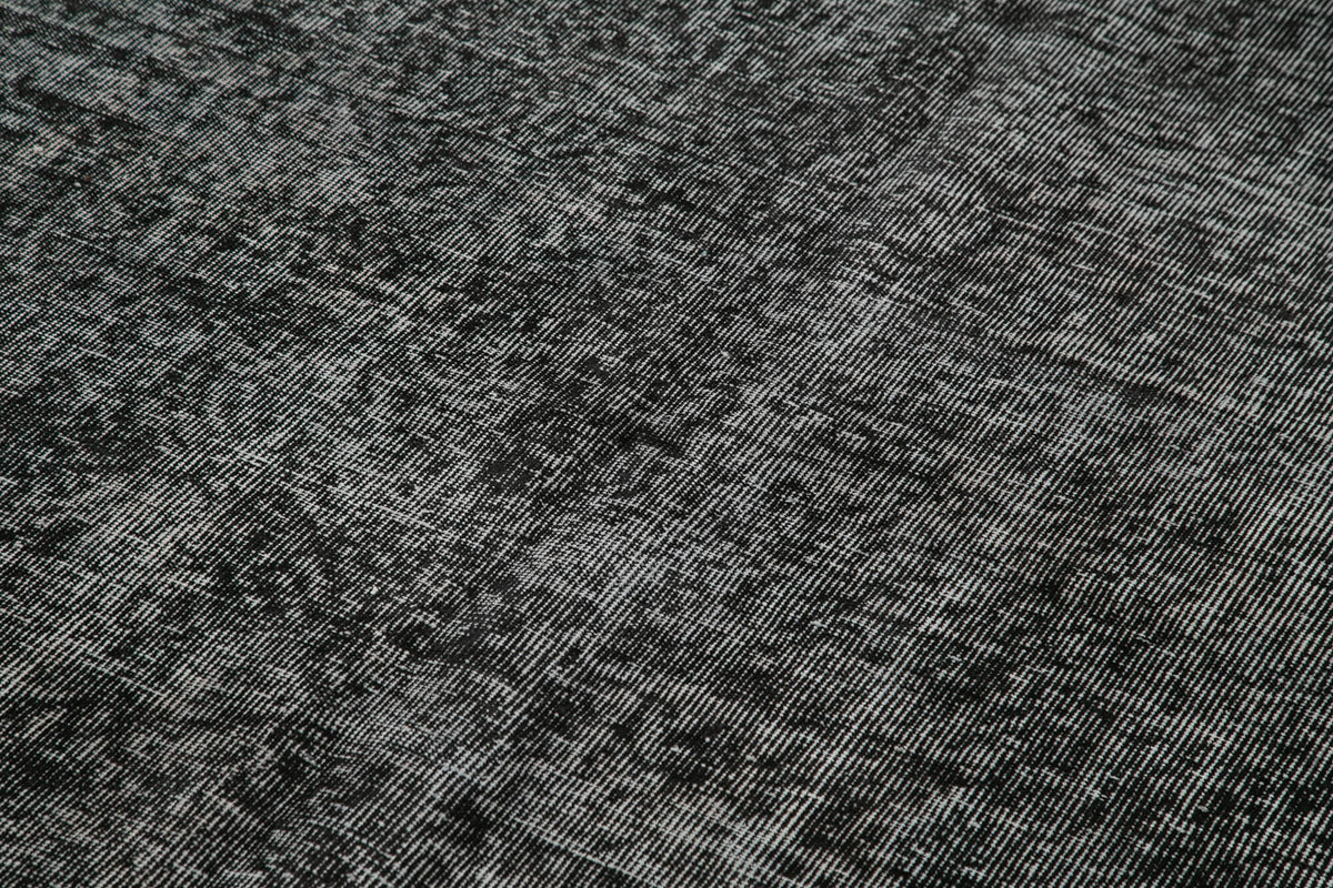 5x8 Black Overdyed Rug - 39380
