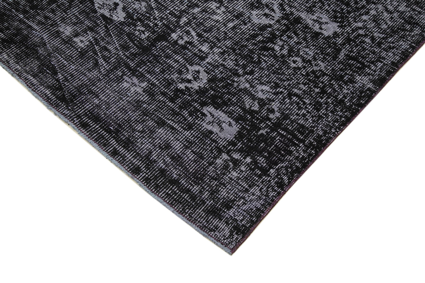 5x9 Black Overdyed Rug - 39386