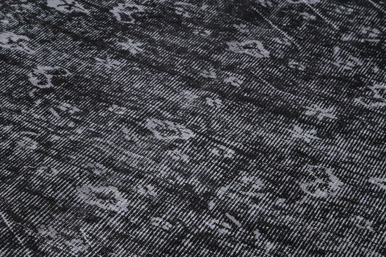 5x9 Black Overdyed Rug - 39386