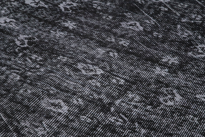 5x9 Black Overdyed Rug - 39386