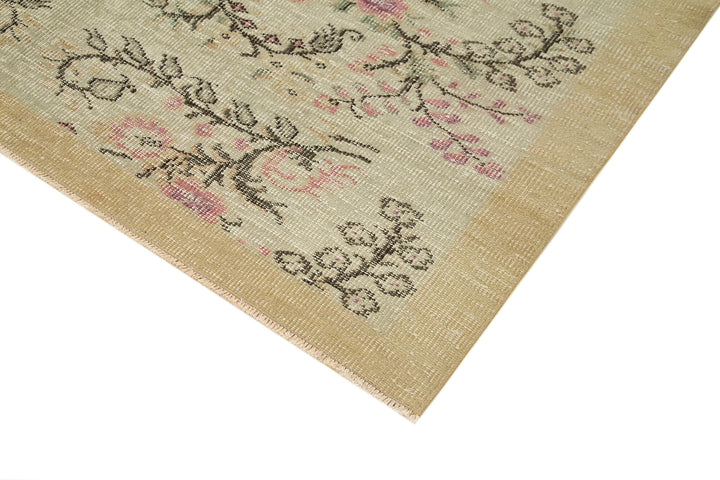 6x9 Beige Overdyed Rug - 39391