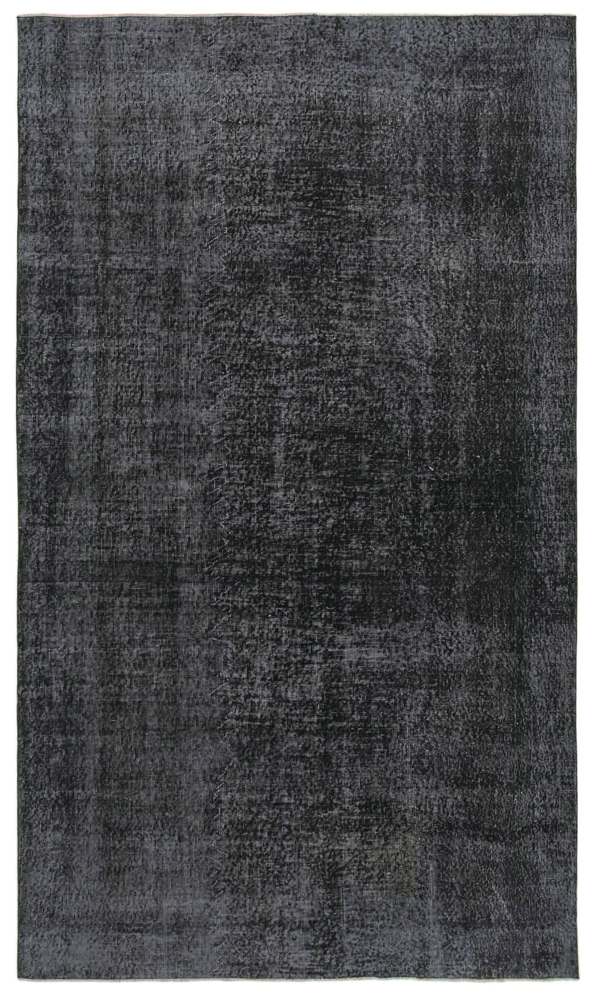 6x10 Black Overdyed Rug - 39392