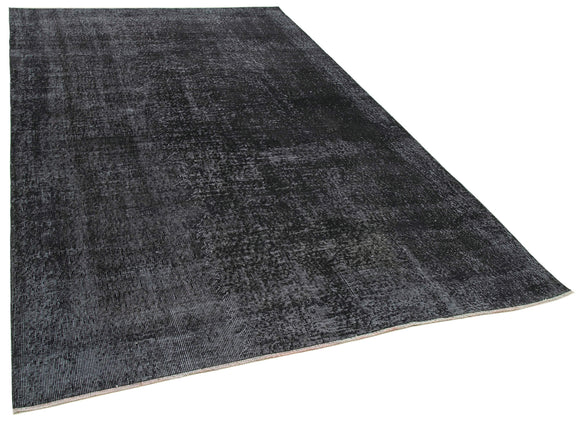 6x10 Black Overdyed Rug - 39392