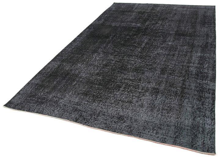 6x10 Black Overdyed Rug - 39392