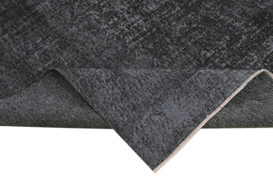 6x10 Black Overdyed Rug - 39392