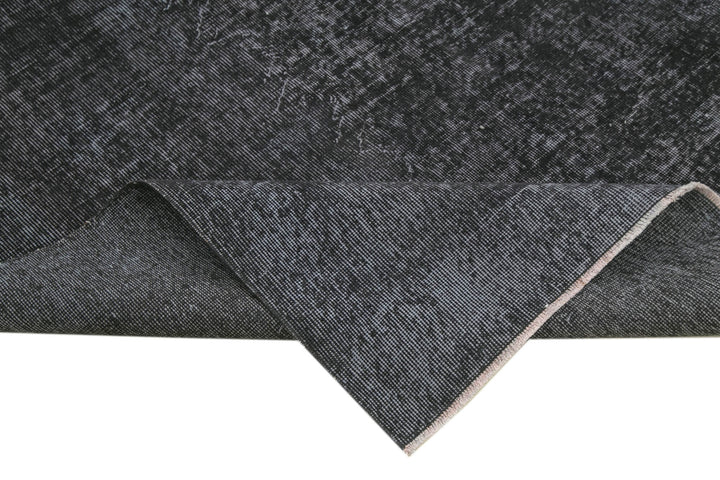 6x10 Black Overdyed Rug - 39392
