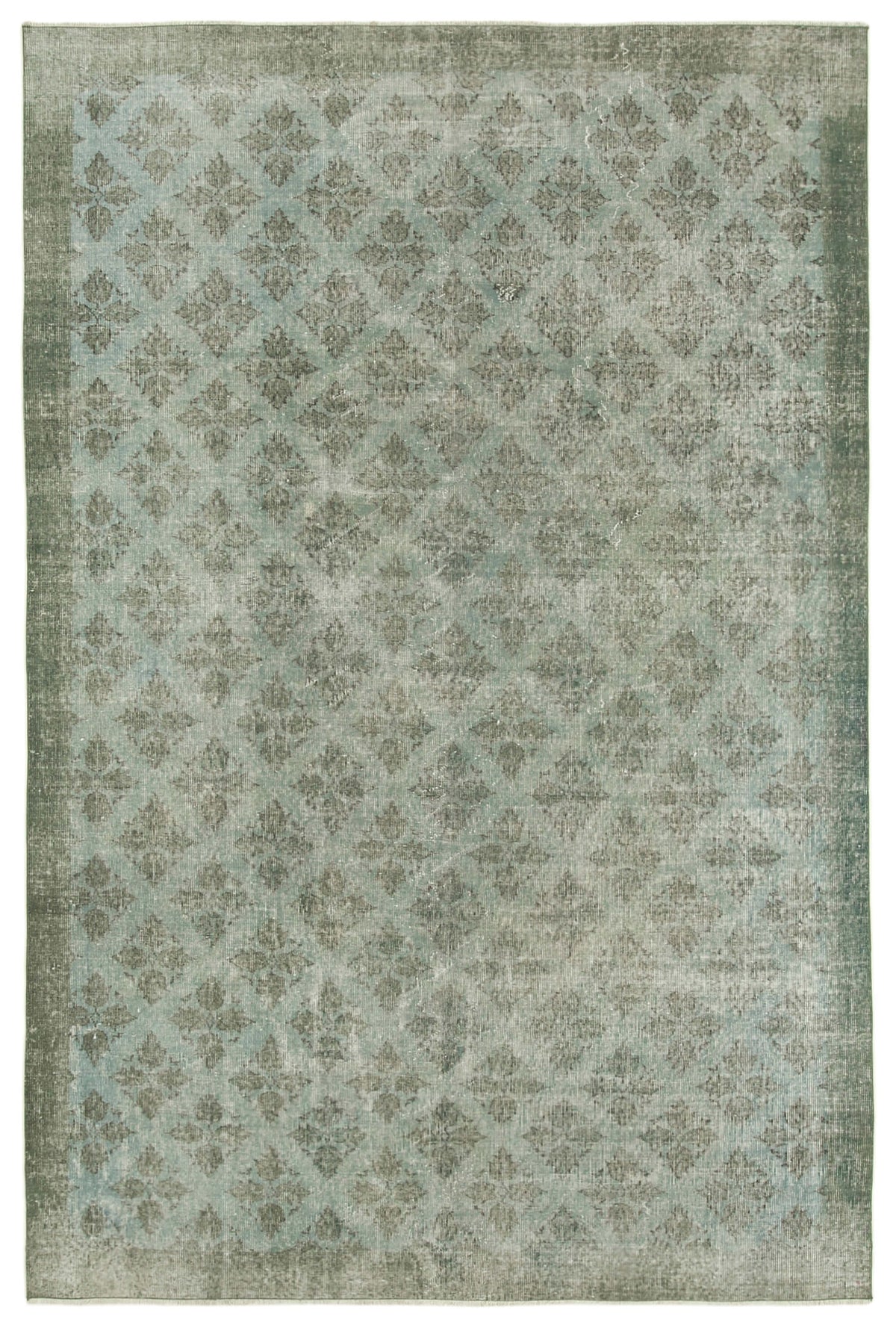 7x10 Blue Overdyed Rug - 39395
