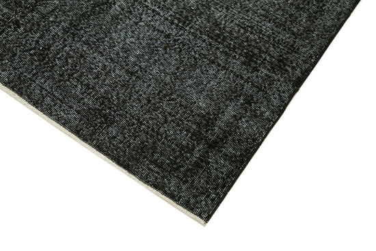 6x8 Black Overdyed Rug - 39400