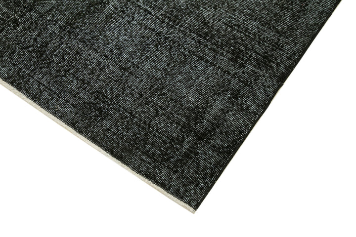 6x8 Black Overdyed Rug - 39400