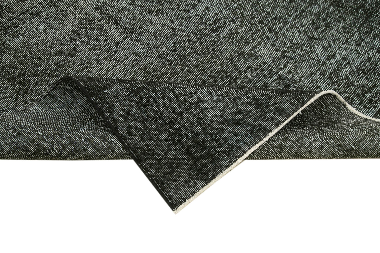 6x8 Black Overdyed Rug - 39400