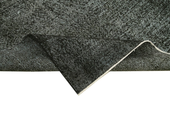 6x8 Black Overdyed Rug - 39400