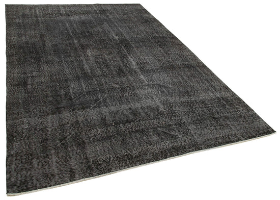 6x10 Black Overdyed Rug - 39407