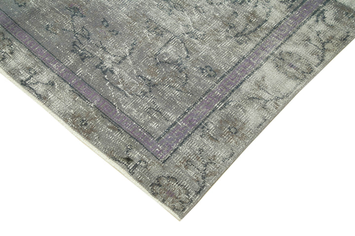 5x9 Grey Overdyed Rug - 39415
