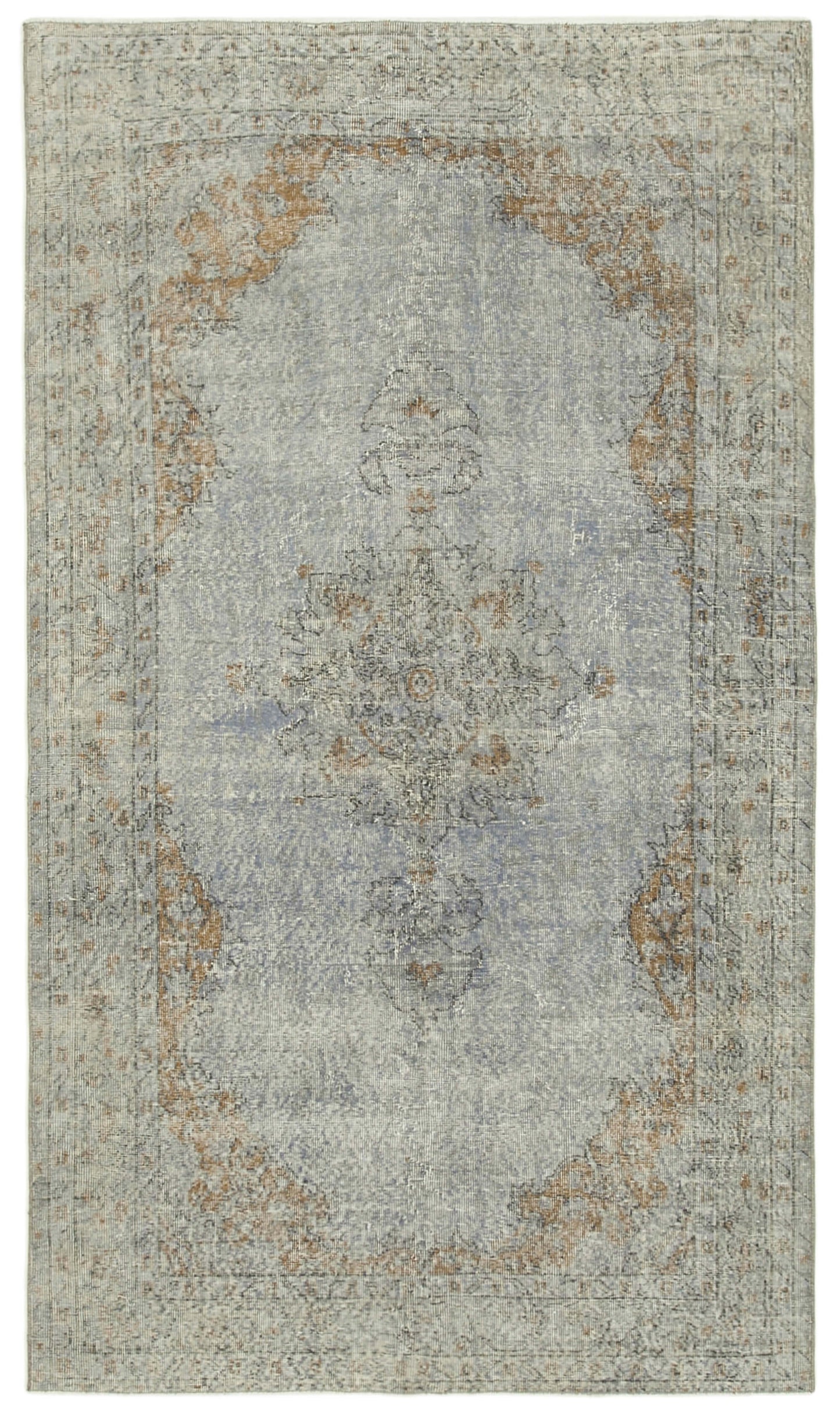 5x9 Grey Overdyed Rug - 39417