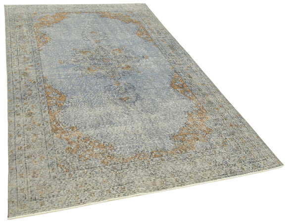 5x9 Grey Overdyed Rug - 39417