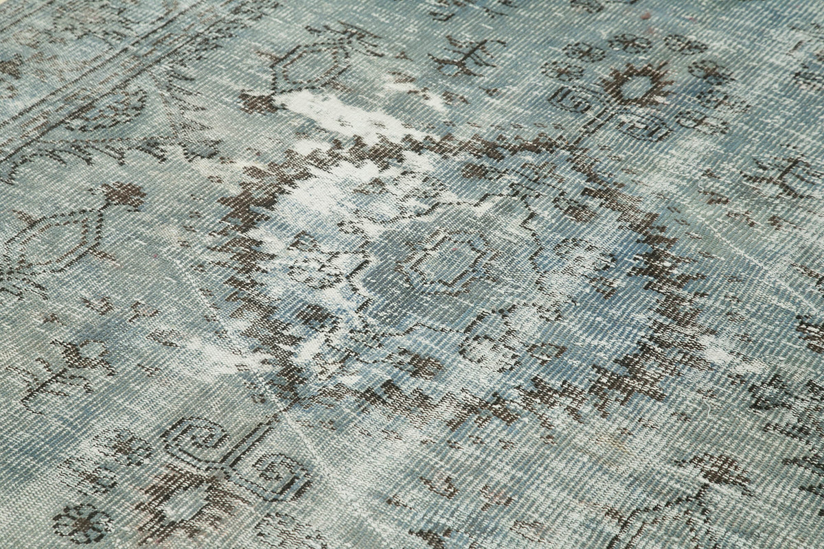 5x8 Blue Overdyed Rug - 39422