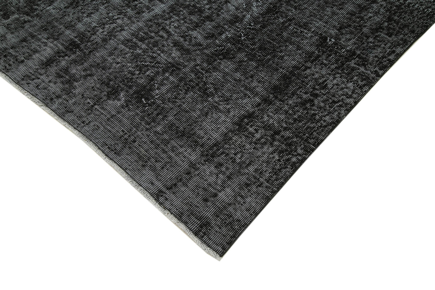 7x10 Black Overdyed Rug - 39423