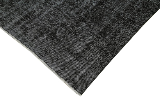 7x10 Black Overdyed Rug - 39423
