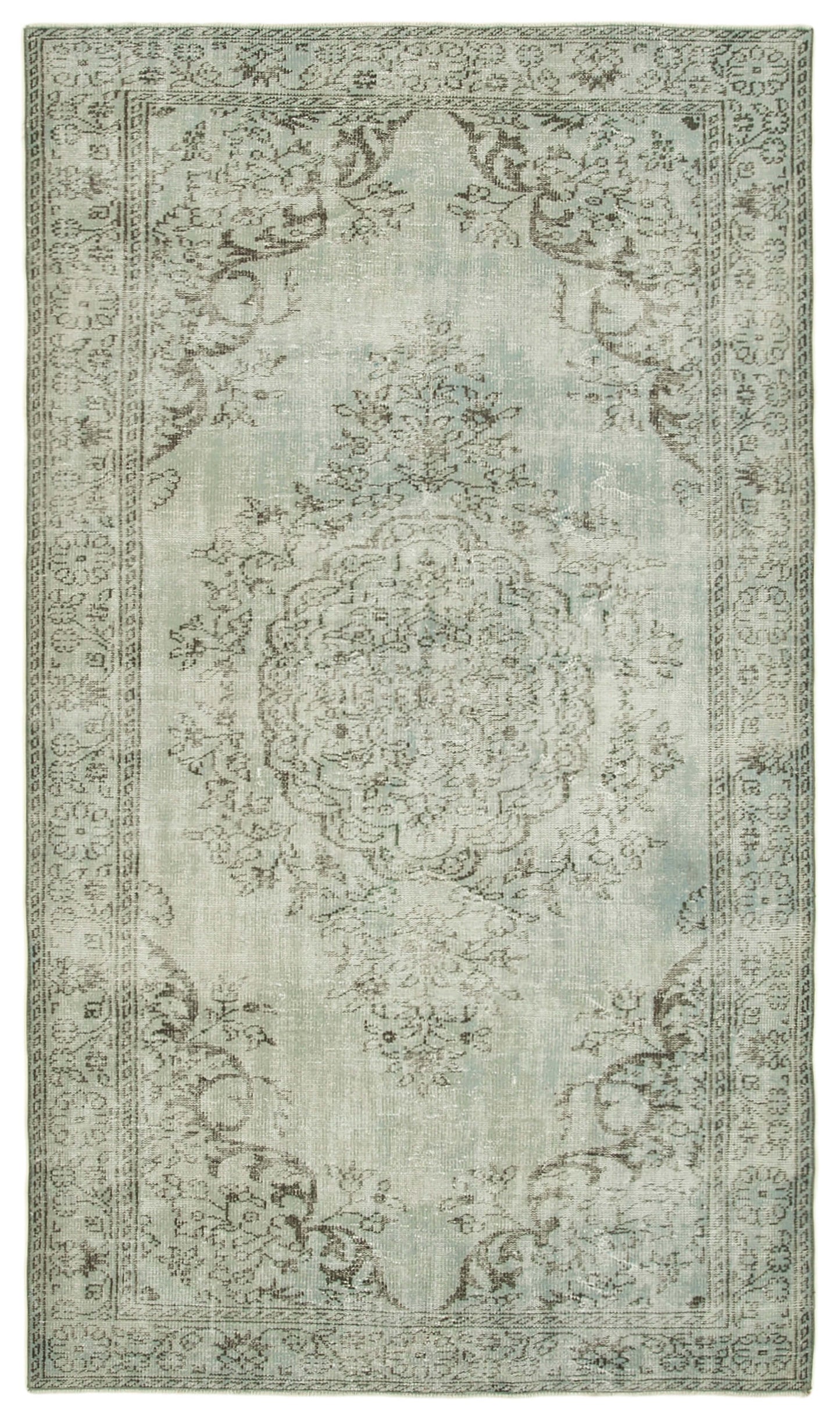 6x10 Blue Overdyed Rug - 39436