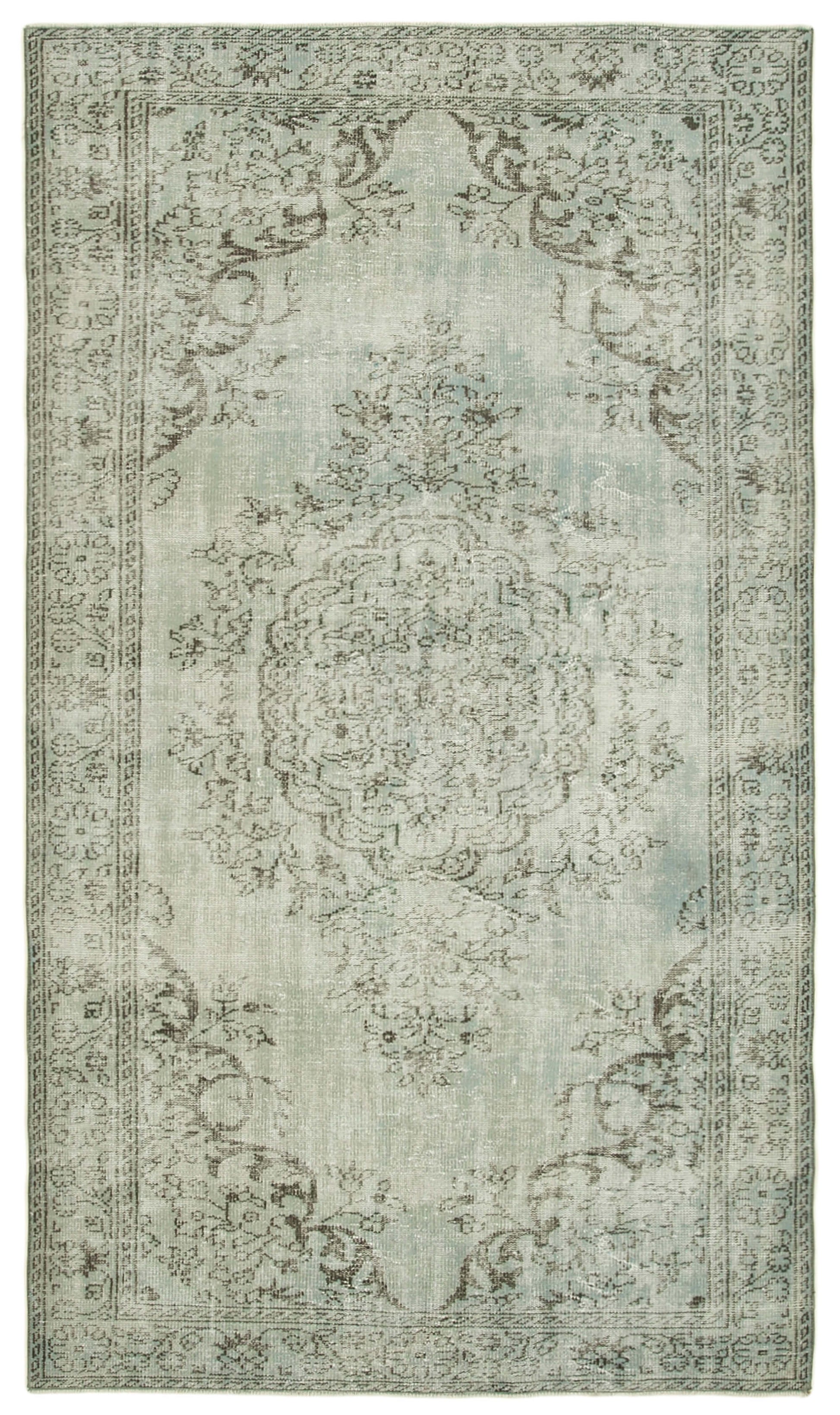 6x10 Blue Overdyed Rug - 39436