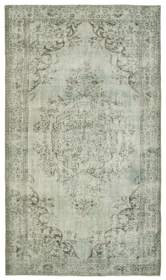 6x10 Blue Overdyed Rug - 39436