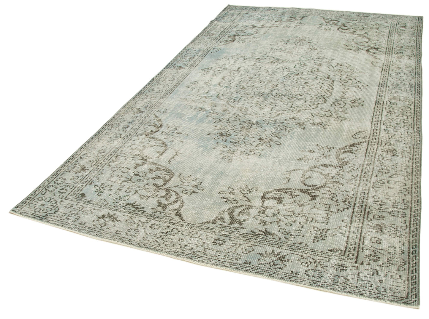 6x10 Blue Overdyed Rug - 39436