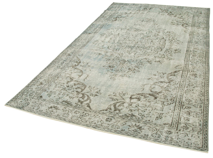 6x10 Blue Overdyed Rug - 39436