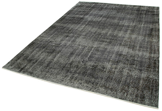 6x9 Black Overdyed Rug - 39437