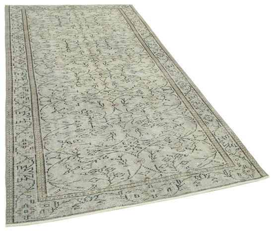 4x9 Grey Overdyed Rug - 39441