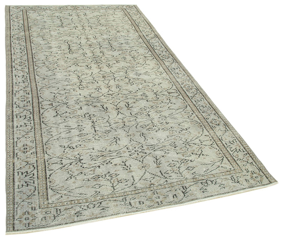 4x9 Grey Overdyed Rug - 39441