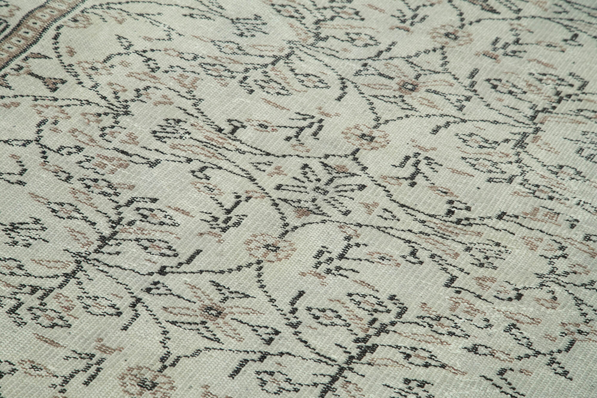 4x9 Grey Overdyed Rug - 39441