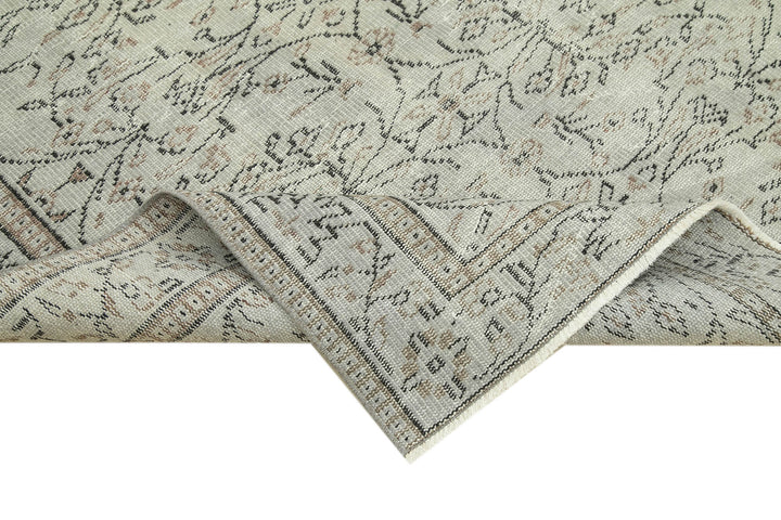 4x9 Grey Overdyed Rug - 39441