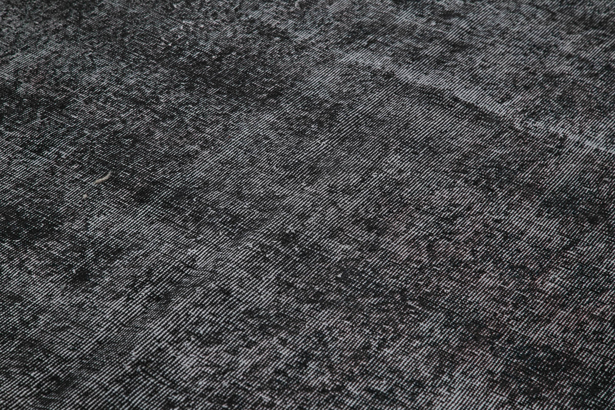 7x10 Black Overdyed Rug - 39443