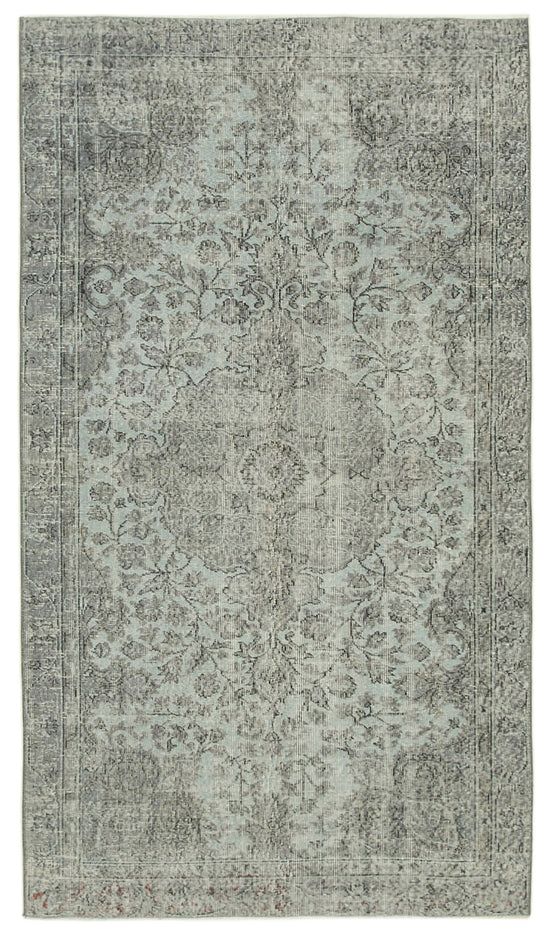5x8 Grey Overdyed Rug - 39444
