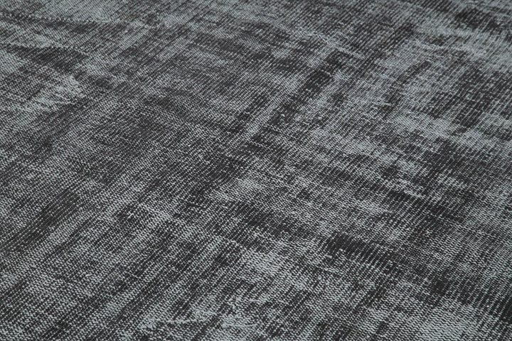 7x10 Black Overdyed Rug - 39446