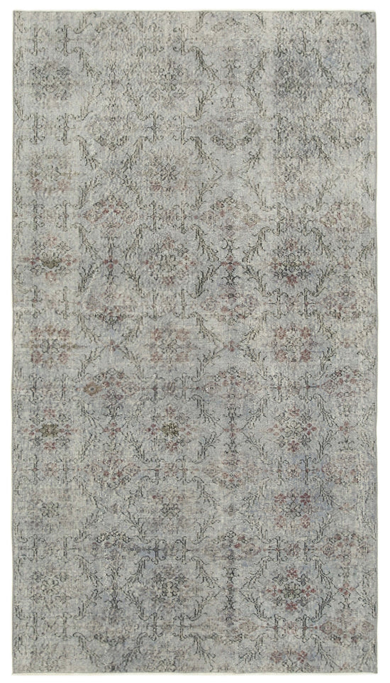 5x9 Blue Overdyed Rug - 39448