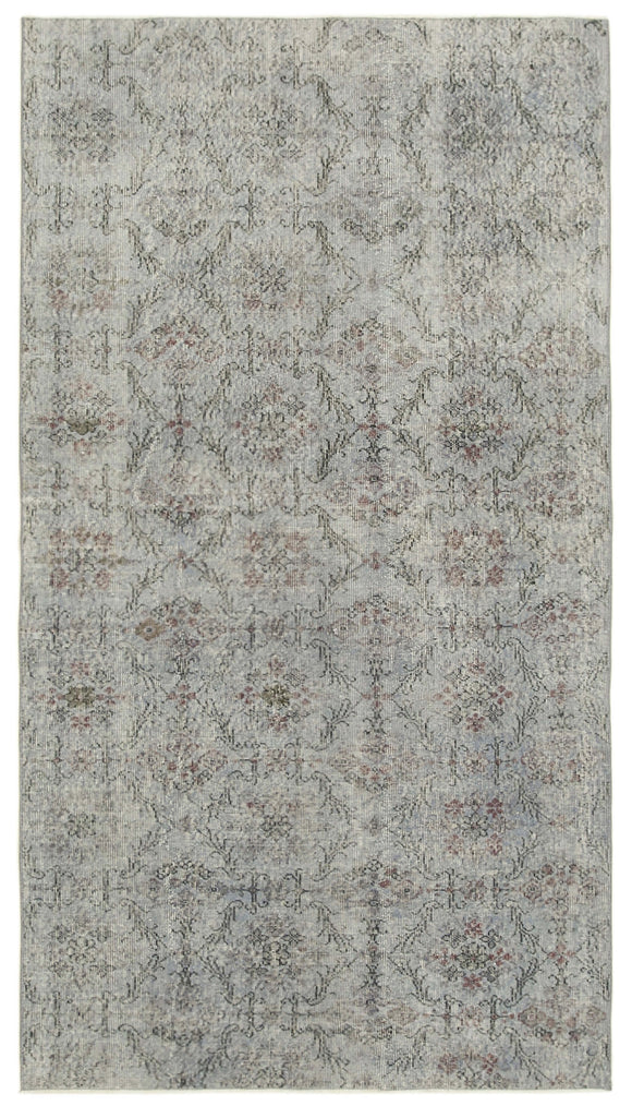 5x9 Blue Overdyed Rug - 39448