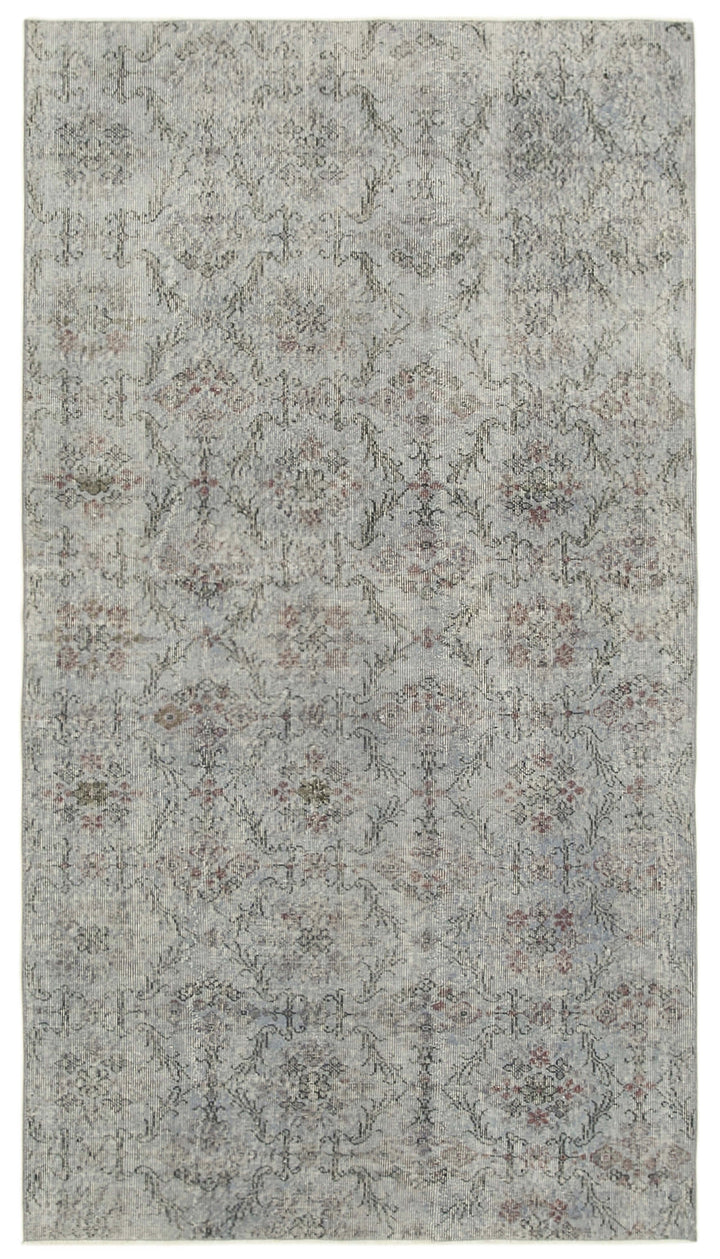 5x9 Blue Overdyed Rug - 39448