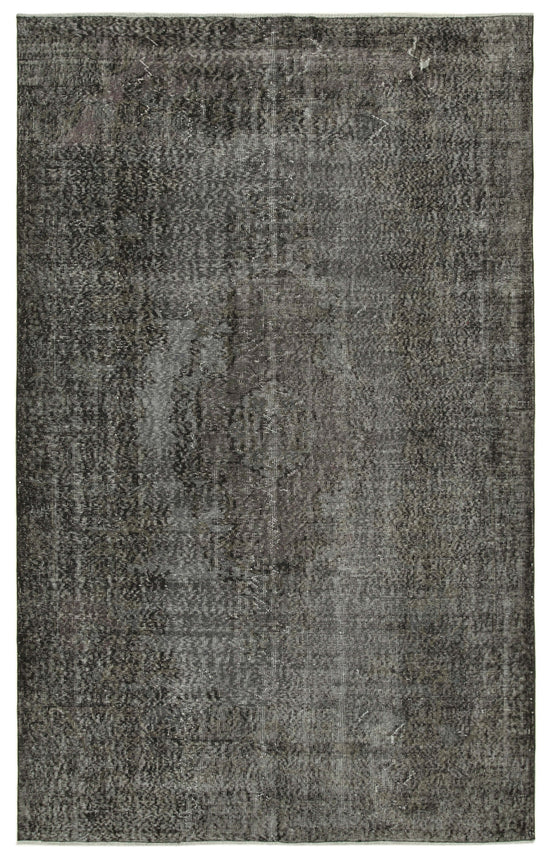 6x10 Black Overdyed Rug - 39454
