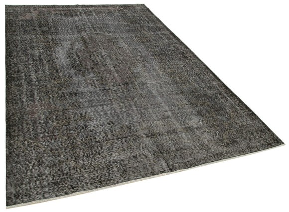 6x10 Black Overdyed Rug - 39454