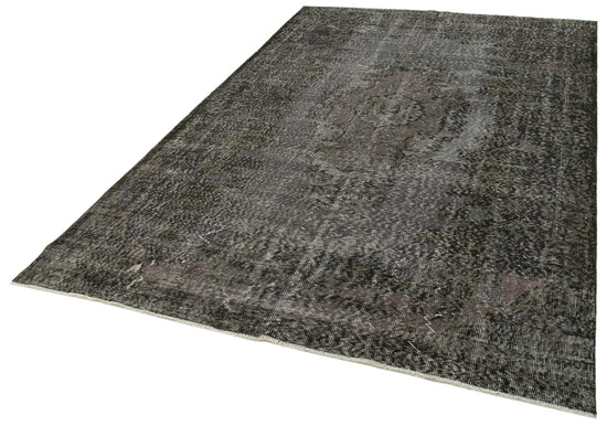 6x10 Black Overdyed Rug - 39454