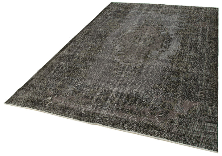 6x10 Black Overdyed Rug - 39454